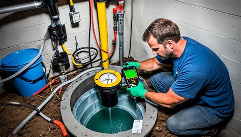 test sump pump sealed|sump pump testing procedures.